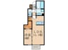 ＨＮ´ｓ　Ｄ-ｒｏｏｍ ｉｎ 楡 1LDKの間取り