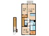 ＨＮ´ｓ　Ｄ-ｒｏｏｍ ｉｎ 楡 2LDKの間取り