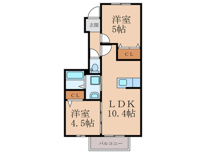 間取図 ヴィルヌーブ門司