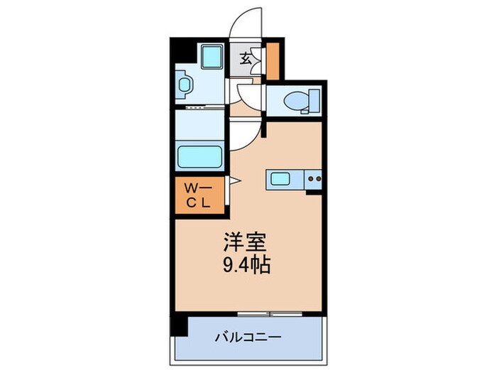 間取り図 ｴﾝｸﾚｽﾄ天神LINK（310）
