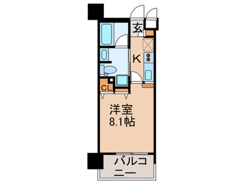 間取図 アクタス浄水通り