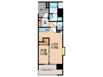 間取図 アクタス浄水通り