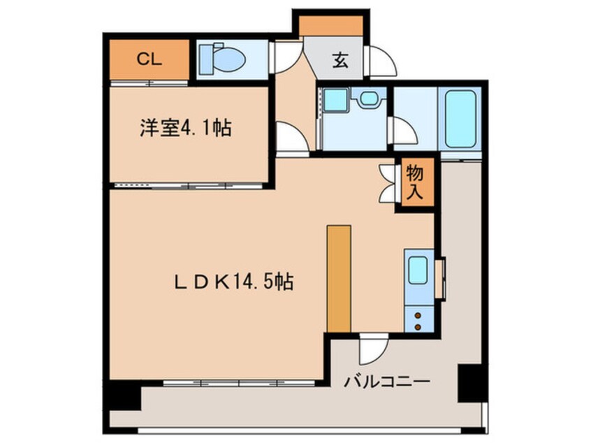 間取図 アクタス浄水通り