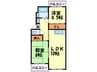 フォーサイト老司Renatus 2LDKの間取り