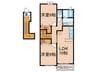 マウンテンビュー池田 2LDKの間取り