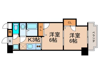 間取図 Hamiel九工大前