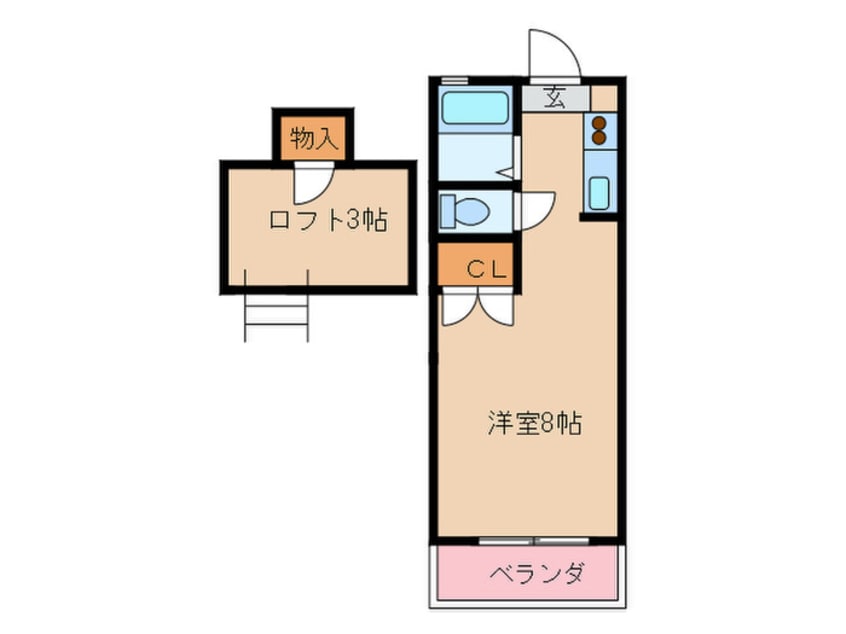 間取図 ウイング奈多Ⅲ