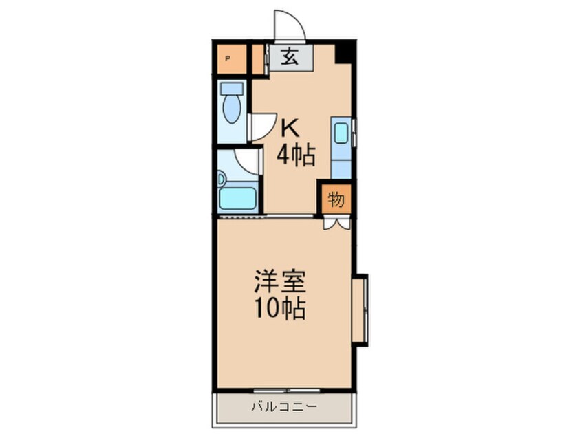 間取図 コーポラス坂井