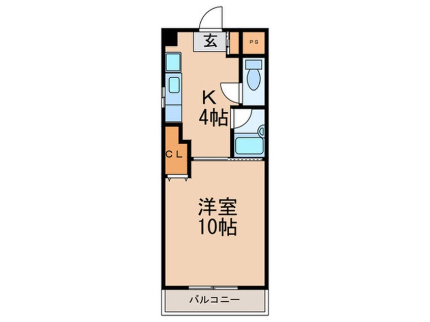 間取図 コーポラス坂井