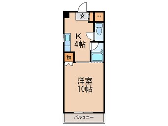 間取図 コーポラス坂井