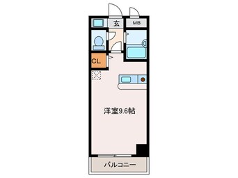 間取図 ベルドミール室見Ⅱ