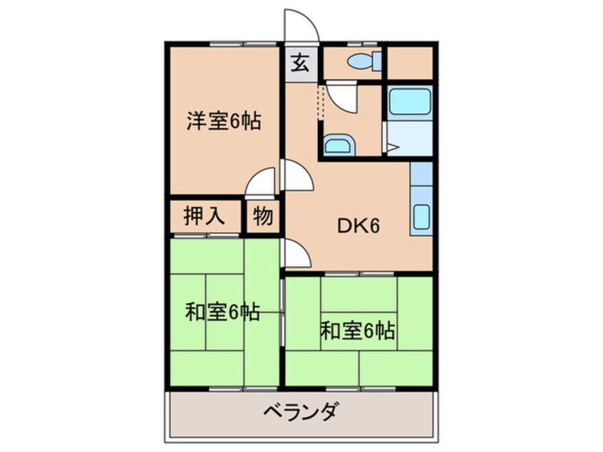 間取図 エスポワール２１