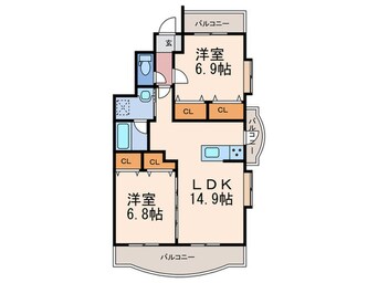 間取図 ケリスデ－ル