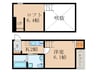 レオーネ西小倉 1Kの間取り