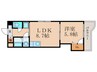 クレアヒルズ浅生 1LDKの間取り