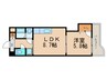 クレアヒルズ浅生 1LDKの間取り