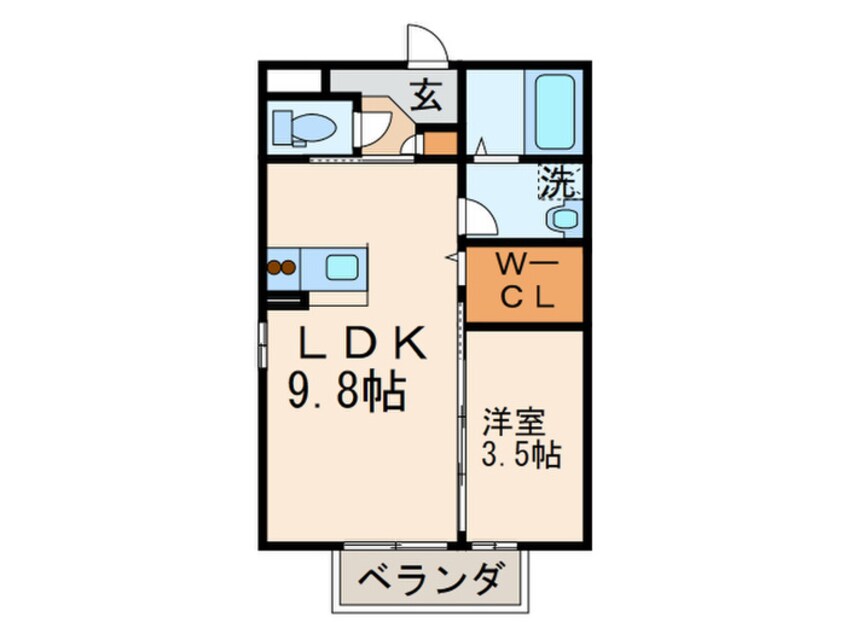 間取図 上の原コルティＳＭＡ・い