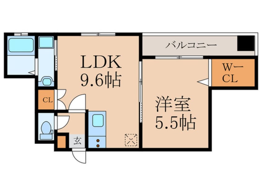 間取図 仮)Muu.黒崎