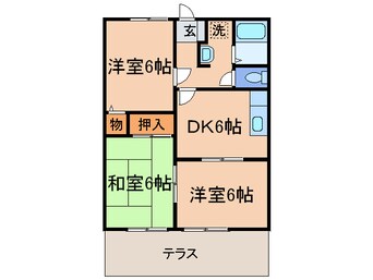 間取図 プレミールＨＫ