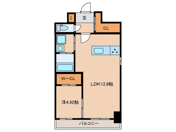 間取り図 仮)アクシオ北九州Ⅲ