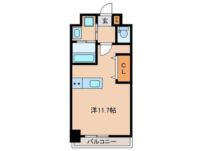 間取り図 仮)アクシオ北九州Ⅲ
