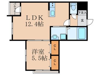 間取図 ラ・コルダ中井