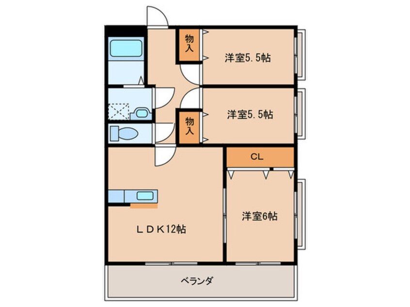 間取図 シャトレ日の里