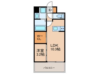 間取図 ＲＥＳＩＤＥＮＣＥ南福岡