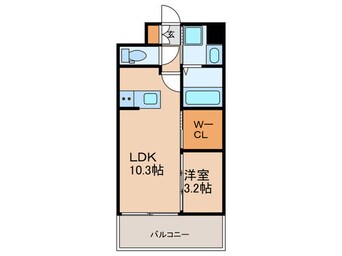 間取図 ＲＥＳＩＤＥＮＣＥ南福岡