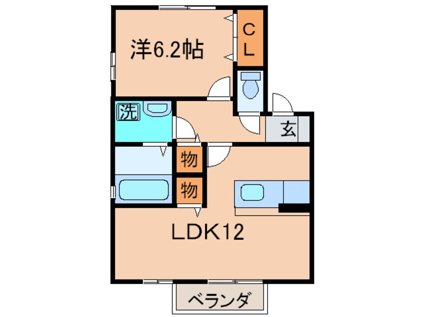 間取図 アルティスタＥ