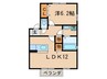 アルティスタＥ 1LDKの間取り