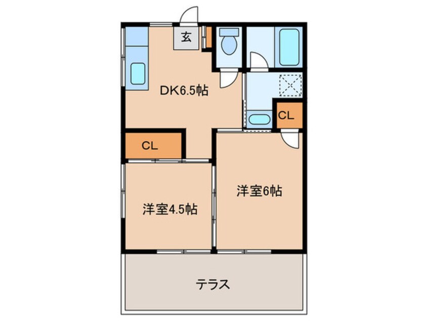間取図 モリハイツ