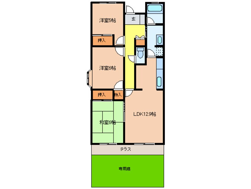 間取図 モリワハイツ