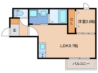 間取図 仮)東区香椎４丁目新築ＡＰ