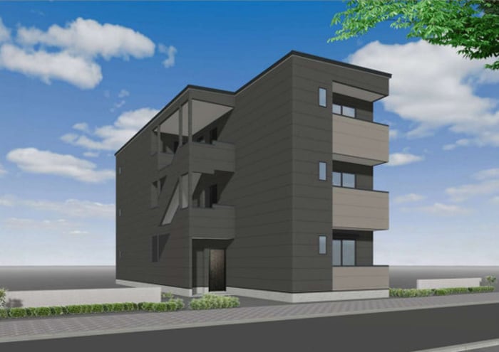 完成予想図 仮)東区香椎４丁目新築ＡＰ