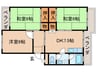 コーポ三ヶ森 3DKの間取り
