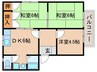 フレグランスM　C棟 3DKの間取り
