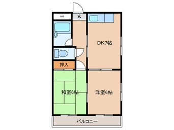 間取図 生の松原ハイツ