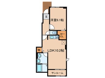 間取図 レディ・バグⅡ