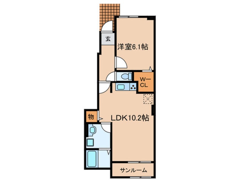 間取図 レディ・バグⅡ