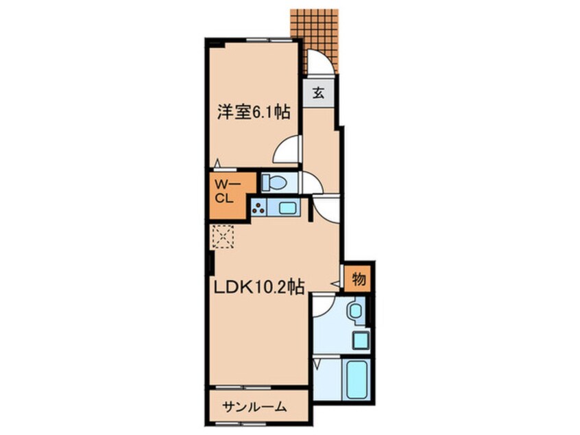 間取図 レディ・バグⅡ
