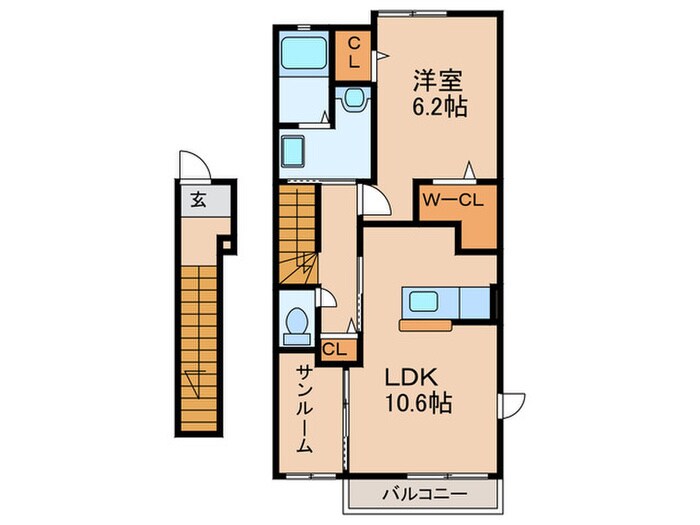 間取り図 レディ・バグⅡ