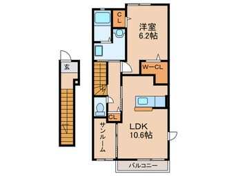 間取図 レディ・バグⅡ