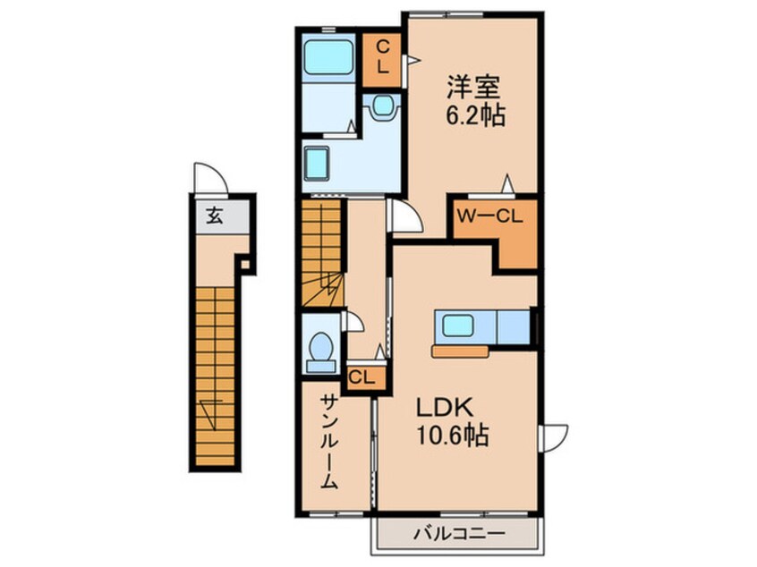 間取図 レディ・バグⅡ