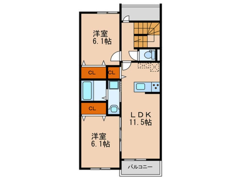 間取図 コーエー　アビタシオン