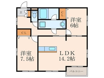 間取図 プレステ－ジ足立