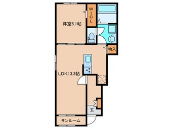 間取図 仮)アカンサス宗像Ⅱ