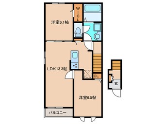 間取図 仮)アカンサス宗像Ⅱ