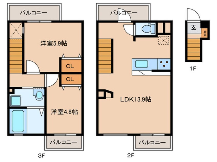 間取図 RESIDENCE城西