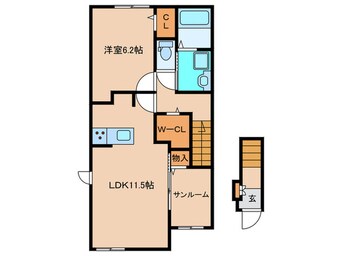 間取図 仮)アカンサス宗像Ⅲ